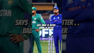 Babar Azam about Virat Kohli On Twitter