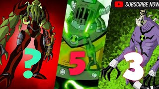 ranking ben 10 top 10 scariest character | Ben 10 classic | Ben 10 alien force