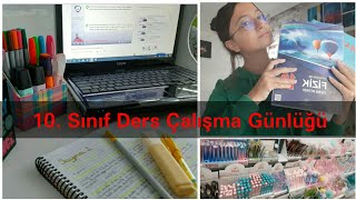 Ders Çalışma Günlüğüm | 10. sınıf, haftasonu, alışveriş, yeni kitaplar... #yks2023 #yks23 #yks