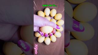 🟡 Most satisfying egg surprise ASMR 🟠 #shorts #asmr #mostsatisfying #eggsurprise #viralshort