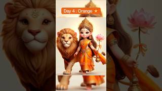 Day 4 - Orange Durga Mata (Kushmanda)#trending #durgamata#matarani#navratri#shorts#youtubeshorts