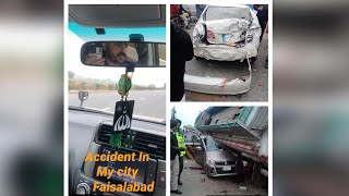 #3 Vlog On Prado. ||Accident In My City Faisalabad 😲||