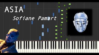 ASIA - Sofiane Pamart (Synthesia Tutorial | Piano sheet)