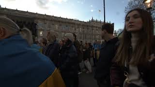 МИТИНГ ПРОТИВ ВОЙНЫ НА УКРАИНЕ В ЛОНДОНЕ 🇺🇦