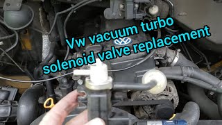 vacuum turbo solenoid valve replacement