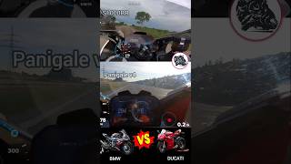 Bmw S1000rr 🆚 Ducati Panigale v4 topspeed battle #shorts #ducati #bmw