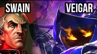 SWAIN VS VEIGAR MID GAMEPLAY