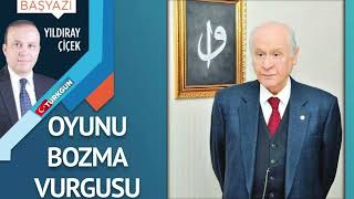 Oyunu bozma vurgusu #yıldırayçiçek #türkgün