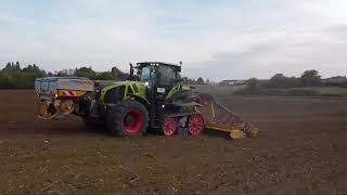 Les semis 2022 avec claas axion 930TT + alpego 🌱🌾