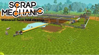 Scrap Mechanic monorail v2 FARM CLEANUP modded