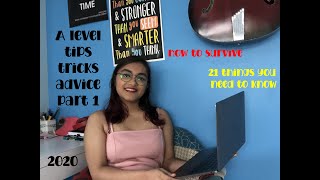 21 A level tips/tricks/advice | how to survive A levels in 2020 | Sachika Bhojani