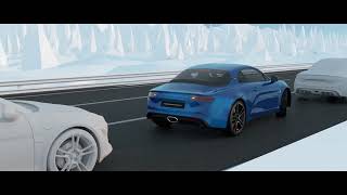 Alpine A110 - Einparkhilfe