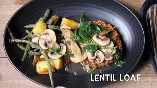 Lentil Loaf (Gluten Free, Oil Free)