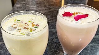 5 minute Thandai recipe । गर्मियों के लिये २ तरीके की ठंडाई मिनटों में बनाएं | Summer drink