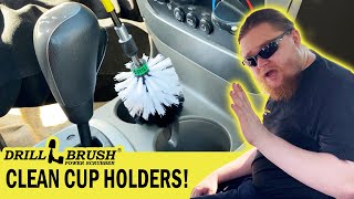 Cleaning Your Cup Holders & Center Console | Drillbrush DIY Guides