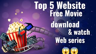 Top 5 Movies Downloading Websites | Webseries Download 💯🔥 | New Movie Download Kaise Kare