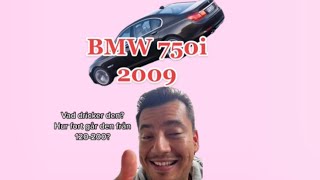 PROVKÖR BMW 750i 2009 | VAD DRICKER DEN? | VAD GÖR DEN 120-200 på?