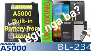 Unboxing Lenovo A5000 Mobile Phone Battery | Lenovo A5000 BL234 Battery