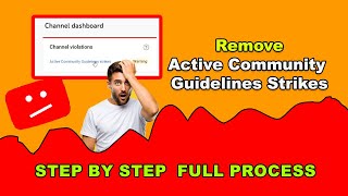 How to remove community guideline strike #communityguidelinestrike #waytosuccess