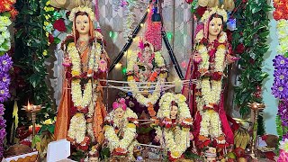 जेष्ठा गौरी पुजन🙏🏻| Mahalakshmi pujan|  #mahalakshmi #indian #festival