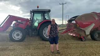 Dornock mains farm bailing 2022