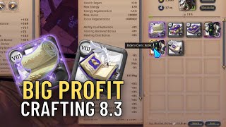 My First 8.3 MASTERPIECE | 4 MILLION Silver Profit in 10 SECONDS | Albion Online Hideout Crafting