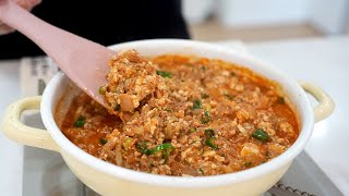 두부요리 🍚밥에 슥~슥~ 비벼먹으면 반찬이 필요없는 두부짜글이