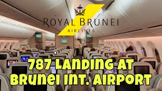 ROYAL BRUNEI 787-8 Landing at Brunei International Airport