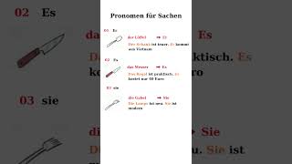 #2 Gramatik|| Pronomen für Sachen #deutsch #grammartips