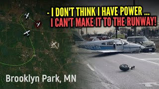 Plane CRASHES INTO VEHICLE on busy highway in Brooklyn Park!