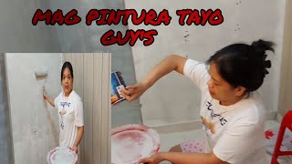 PAANO MAGPINTURA | LIPAT BAHAY | BUHAY OFW | CHE LAGANG