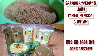 SARABBA/WEDANG JAHE INSTAN, PENAMBAH IMUN IDE USAHA DI MASA PANDEMI