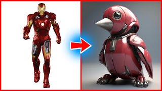 SUPERHEROES but PENGUINS 💥 All Characters (Marvel & DC)