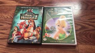 My Fox and the Hound 2 and Tinker Bell DVDs