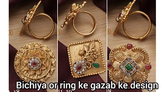 Ring & bichiya design ideas #viral design