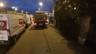 Laden en lossen op het fietspad