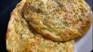 Homemade Filled Naan with Potatoes/ Aloo Naan/ خبز محشي بالبطاطس