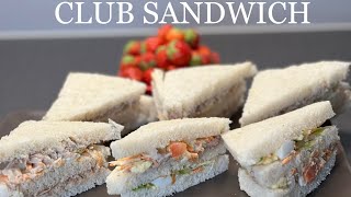 HOW TO MAKE: CLUB SANDWICH #ghanafood #brunch #sandwich #homemade#breadrecipe