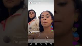 Yasmine lopez on ig live....Must Watch