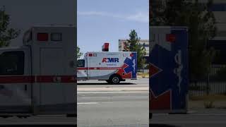 Perris California AMR ambulance responding.