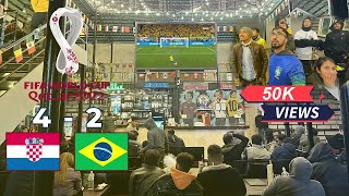 CROATIA V BRAZIL PENALTY SHOOTOUT REACTION | CROATIA 4-2 BRAZIL REACTION