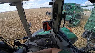 [GoPro] Cab view: John Deere 6195m + Brantner Z 18051 XXL