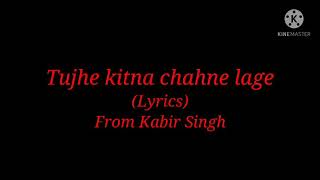 Song: Tujhe Kitna Chahne Lage Hum (Lyrics) From Kabir Singh