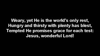 Jesus Wonderful Lord [Instrumental]