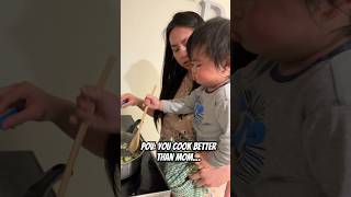 Home Cook #toddlerlife #toddlers #minicheft #shorts #yourubeshorts #baby #helping #cute