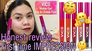 VICE COSMETICS LIP AND CHEEK TINT HONEST REVIEW | Easy to blend? Pigmented? Price? How to apply