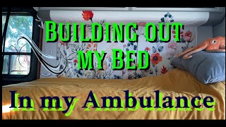 Building my Bed in my Ambulance with Help from my Friends