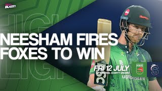 HIGHLIGHTS | Neesham FIREWORKS Lead Foxes To Victory Over Steelbacks