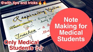 Medical students Samsung tablet me notes kese banaye || Note making for medical students || S6 lite