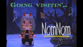 Island Tour of NOMNOM  || Live Stream || ACNH || trikRtreat - Halloween island